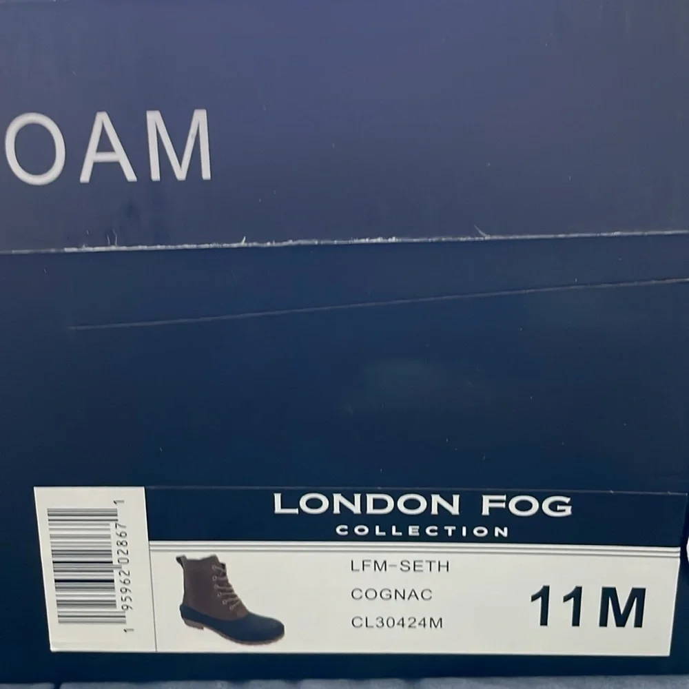 LONDON FOG Mens Seth Duck Casual Boots Ankle